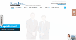 Desktop Screenshot of karplawfirm.com